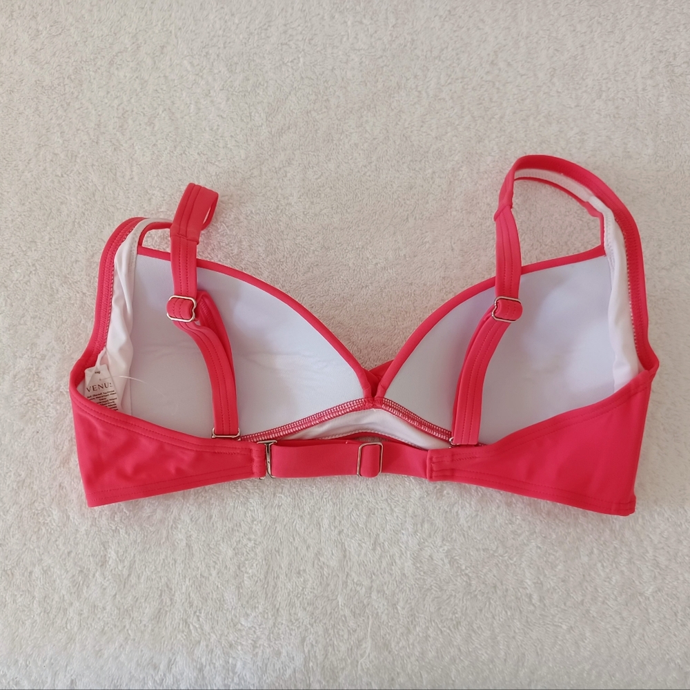 VENUS Pink Twist Bikini Top - Picture 8 of 14
